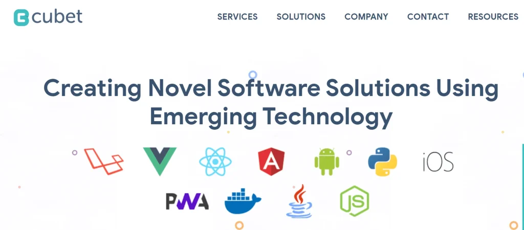 Cubet techno Labs Pvt Ltd site