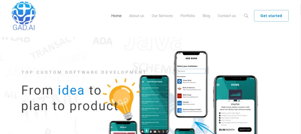 GAD.Ai site