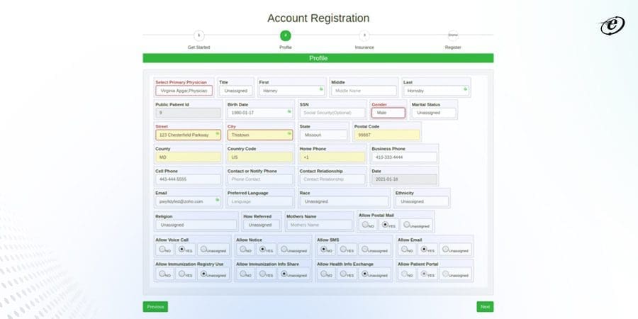 A Comprehensive Guide on Patient Portal Development 10 Patient Self Registration