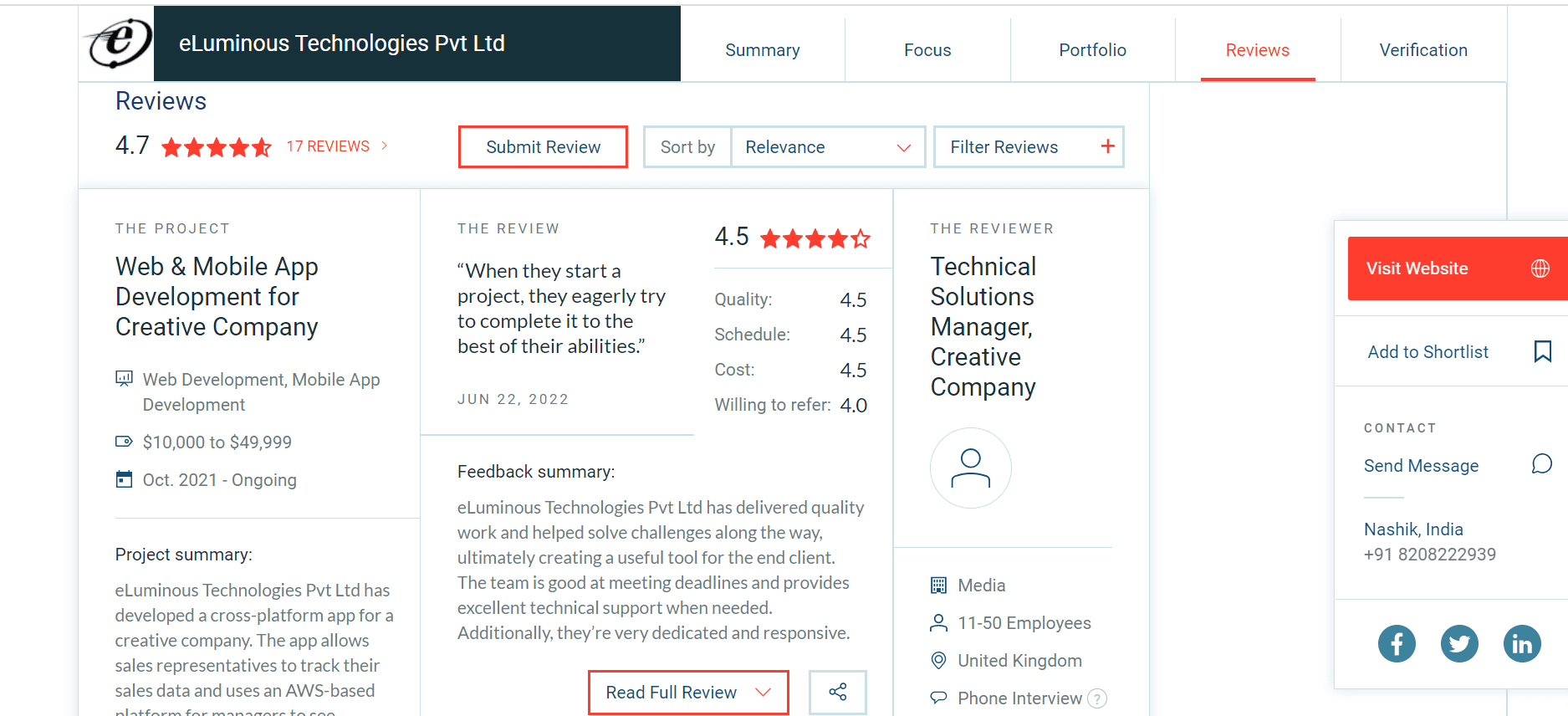 Outsource ReactJS Development - A Complete Guide 17 Clutch