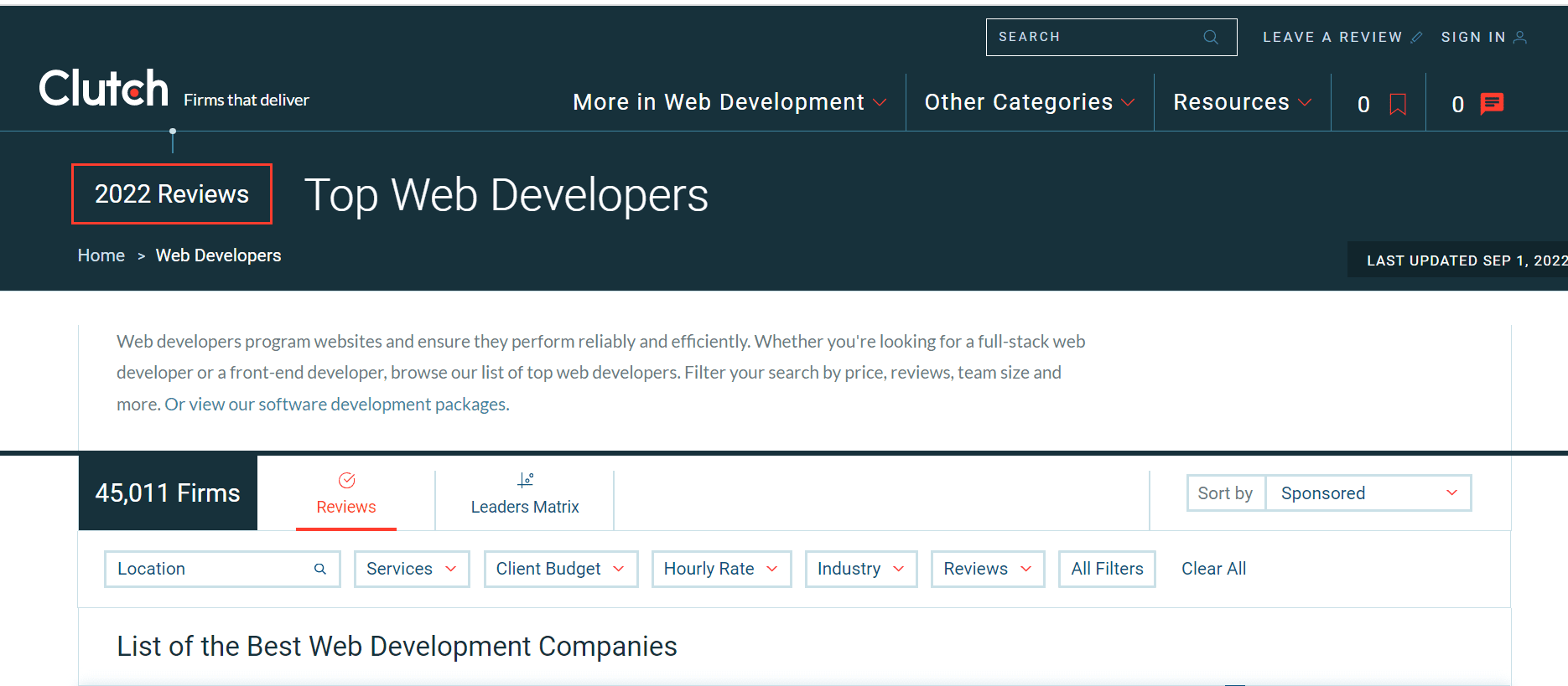 Outsource ReactJS Development - A Complete Guide 16 Clutch Reviews