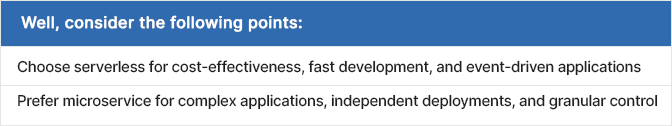Well, consider the following points: