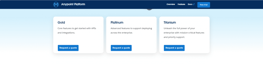 MuleSoft Pricing