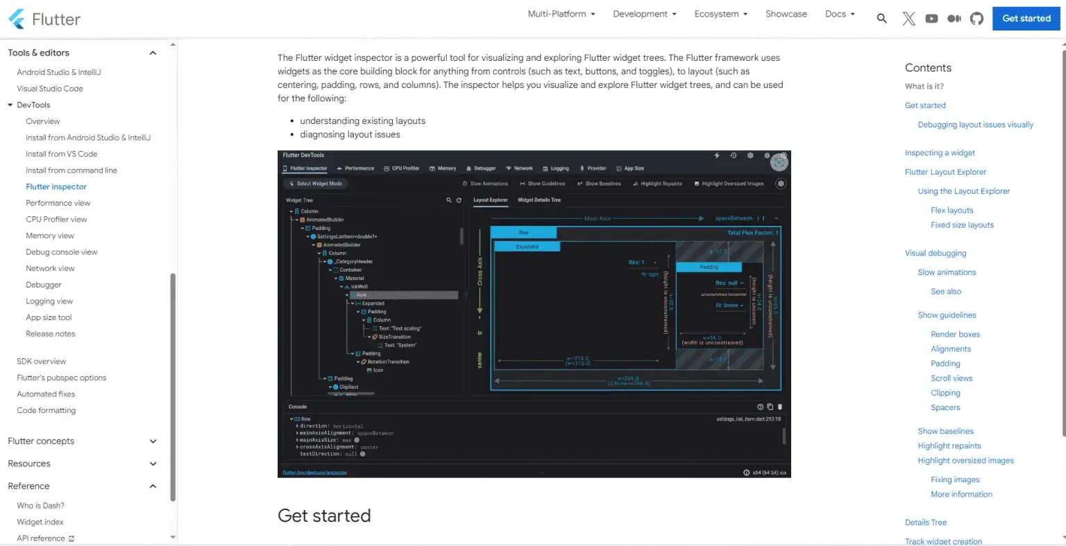 Flutter Inspector
