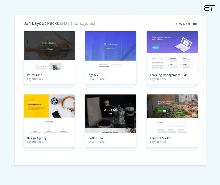 Layout Packs