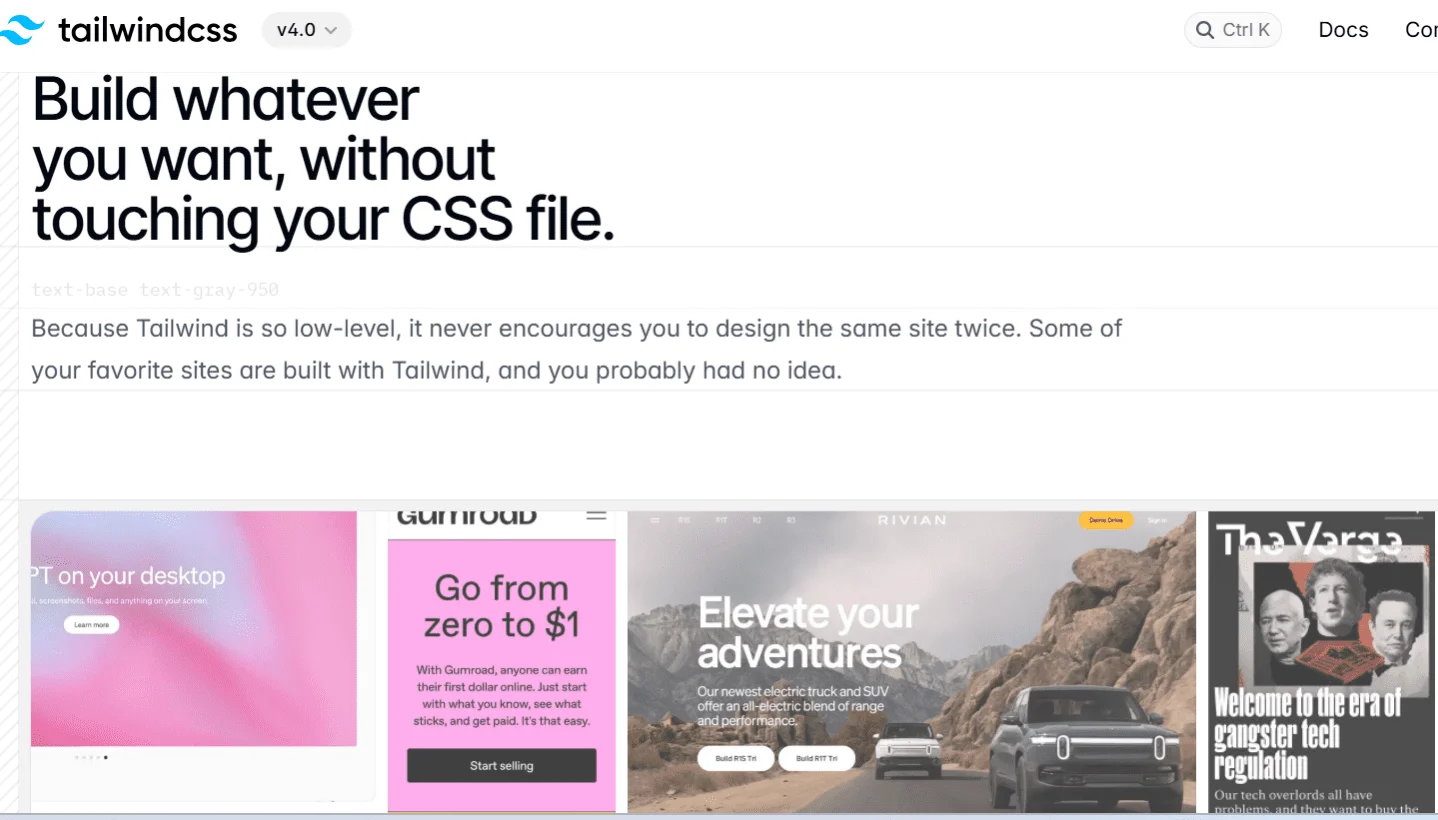 Minimal CSS Bloat