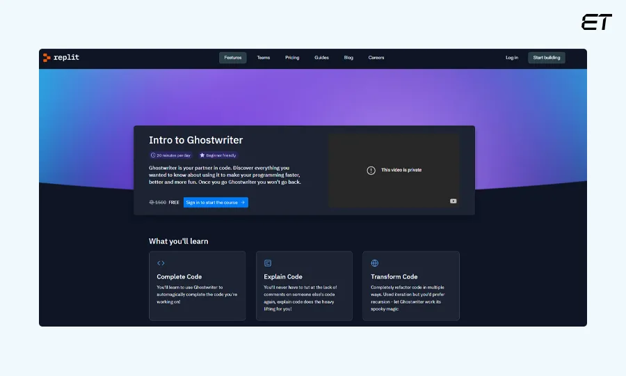 What Is Vibe Coding and Why it’s Fueling the Fastest Tech Teams 6 Replit Ghostwriter